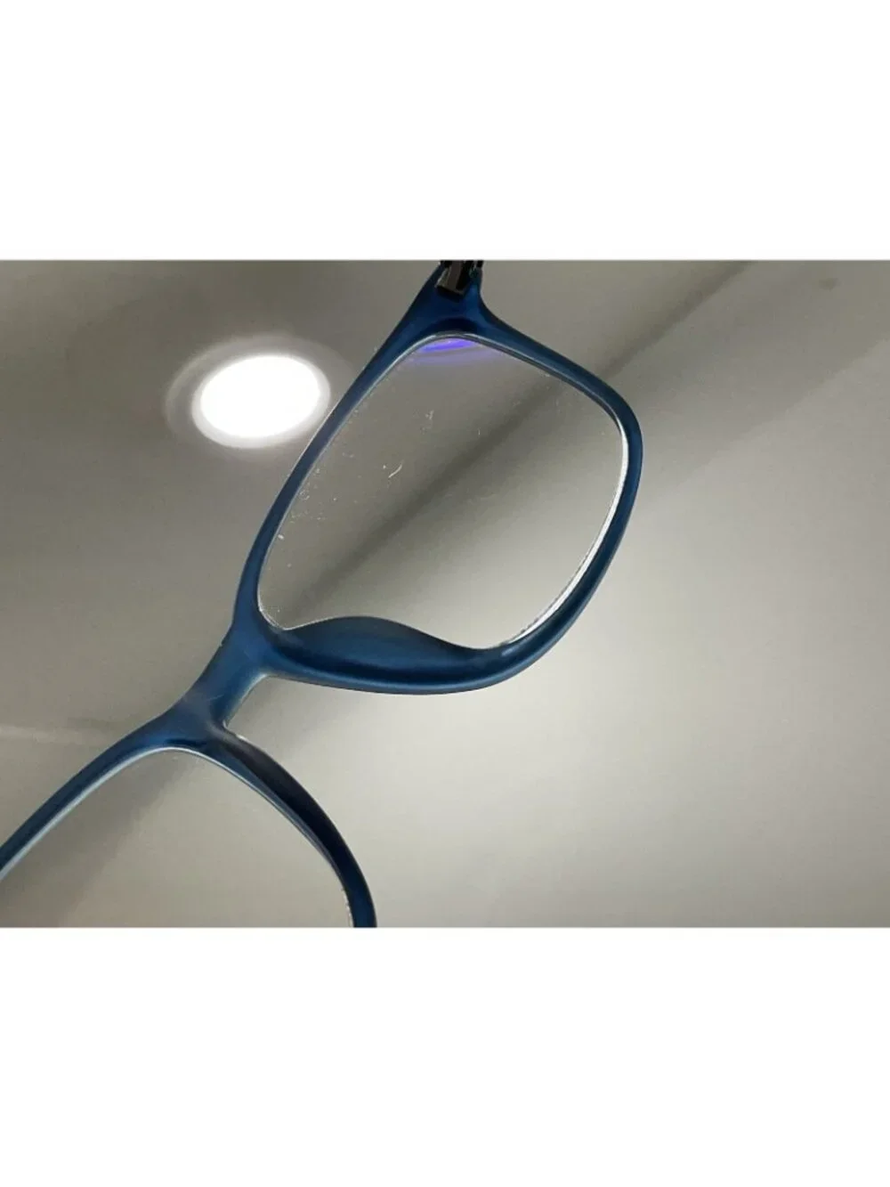 Gry Mattr Reading Glasses Slate Blue Frame WITTY Blue Light Blocking + 1.25